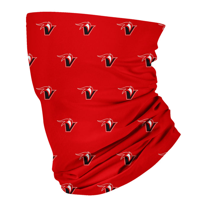 Hawaii Hilo Vulcans Vive La Fete All Over Logo Game Day Collegiate Face Cover Soft 4-Way Stretch Two Ply Neck Gaiter - Vive La Fête - Online Apparel Store