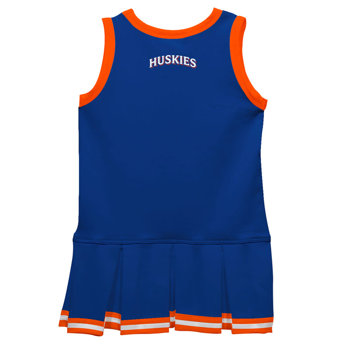 HCU Houston Christian Huskies Vive La Fete Game Day Blue Sleeveless Youth Cheerleader Dress - Vive La Fête - Online Apparel Store