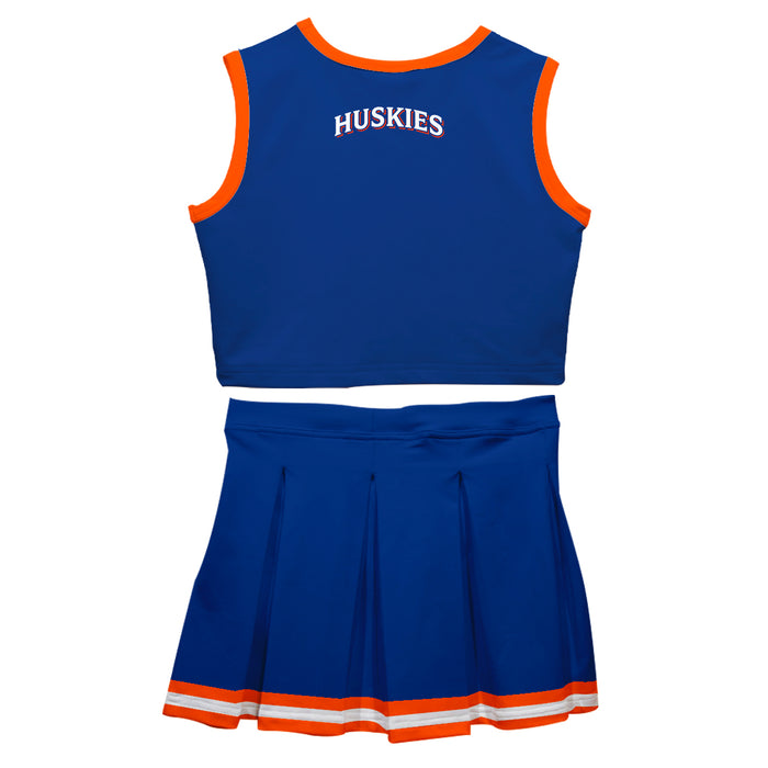 HCU Houston Christian Huskies Vive La Fete Game Day Blue Sleeveless Chearleader Set - Vive La Fête - Online Apparel Store