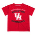 Houston Cougars Vive La Fete Boys Game Day V1 Red Short Sleeve Tee Shirt