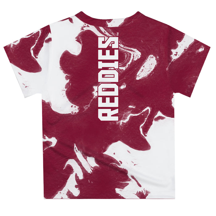 Henderson State Reddies Vive La Fete Marble Boys Game Day Red Short Sleeve Tee - Vive La Fête - Online Apparel Store