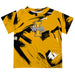 U of I Vandals Vive La Fete Boys Game Day Gold Short Sleeve Tee Paint Brush