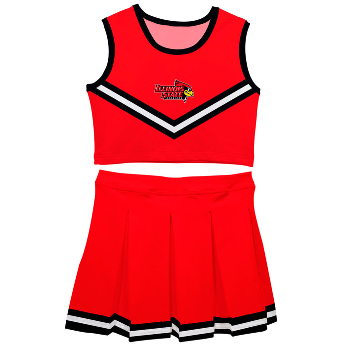 Illinois State University Redbirds Vive La Fete Game Day Red Sleeveless Chearleader Set