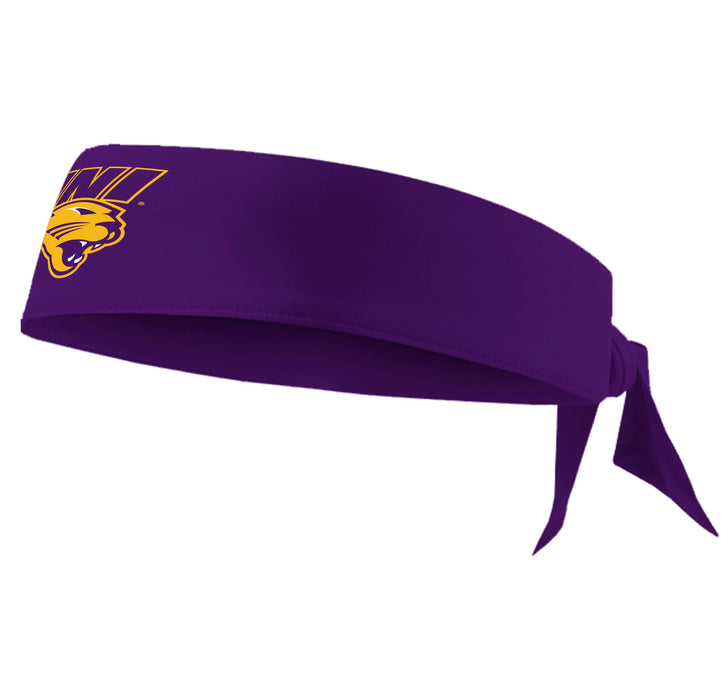 Northern Iowa Panthers Vive La Fete Solid Purple Head Tie Bandana