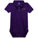 Northern Iowa Panthers Embroidered Purple Solid Knit Polo Onesie