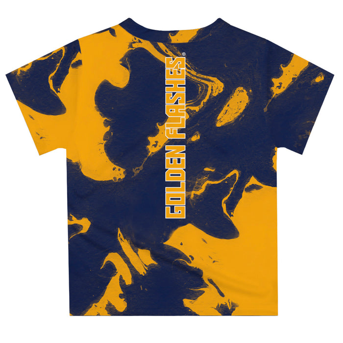 Kent State Golden Flashes Vive La Fete Marble Boys Game Day Blue Short Sleeve Tee - Vive La Fête - Online Apparel Store