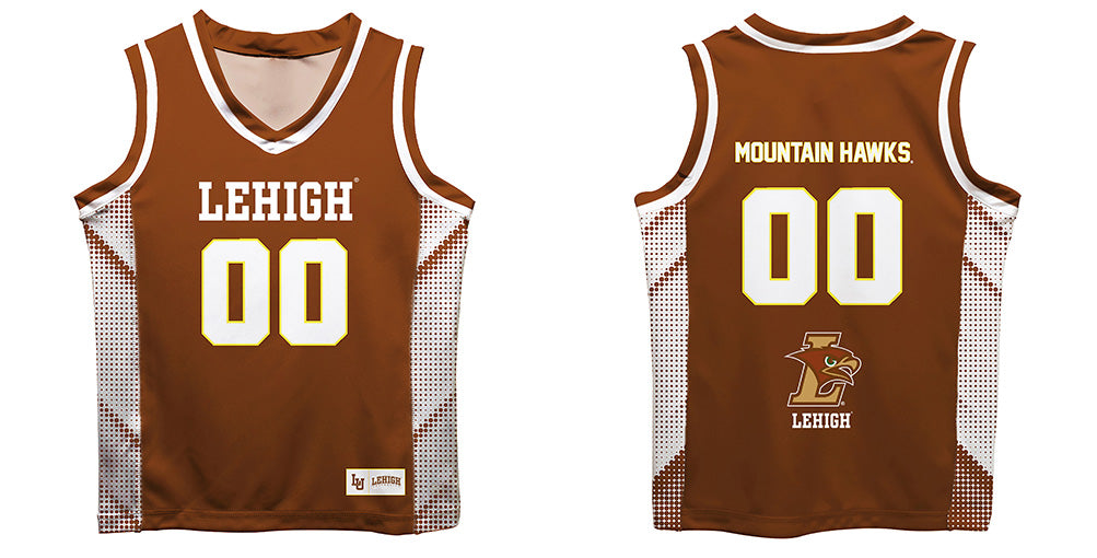 Lehigh Mountain Hawks Vive La Fete Game Day Brown Boys Fashion Basketball Top - Vive La Fête - Online Apparel Store