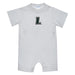 Loyola University Maryland Greyhounds Embroidered White Knit Short Sleeve Boys Romper