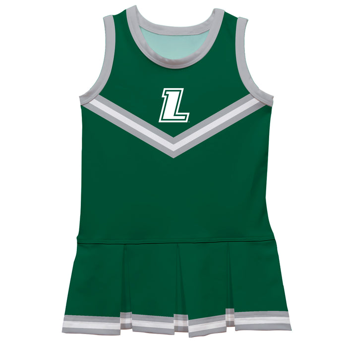 Loyola Maryland Greyhounds Vive La Fete Game Day Green Sleeveless Cheerleader Dress