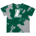 Loyola University Maryland Greyhounds Vive La Fete Marble Boys Game Day Green Short Sleeve Tee