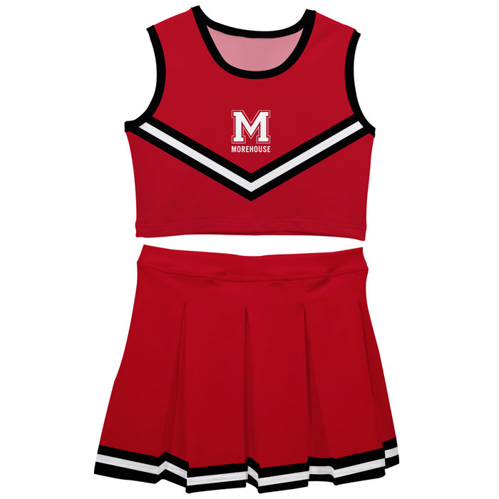 Morehouse Maroon Tigers Vive La Fete Game Day Maroon Sleeveless Cheerleader Set