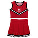 Morehouse Maroon Tigers Vive La Fete Game Day Maroon Sleeveless Cheerleader Set