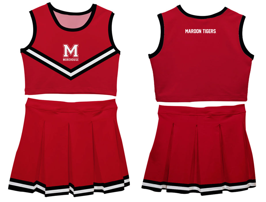 Morehouse Maroon Tigers Vive La Fete Game Day Maroon Sleeveless Cheerleader Set - Vive La Fête - Online Apparel Store