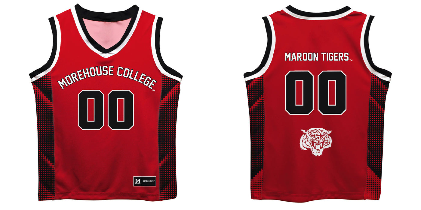 Morehouse College Maroon Tigers Vive La Fete Game Day Maroon Boys Fashion Basketball Top - Vive La Fête - Online Apparel Store