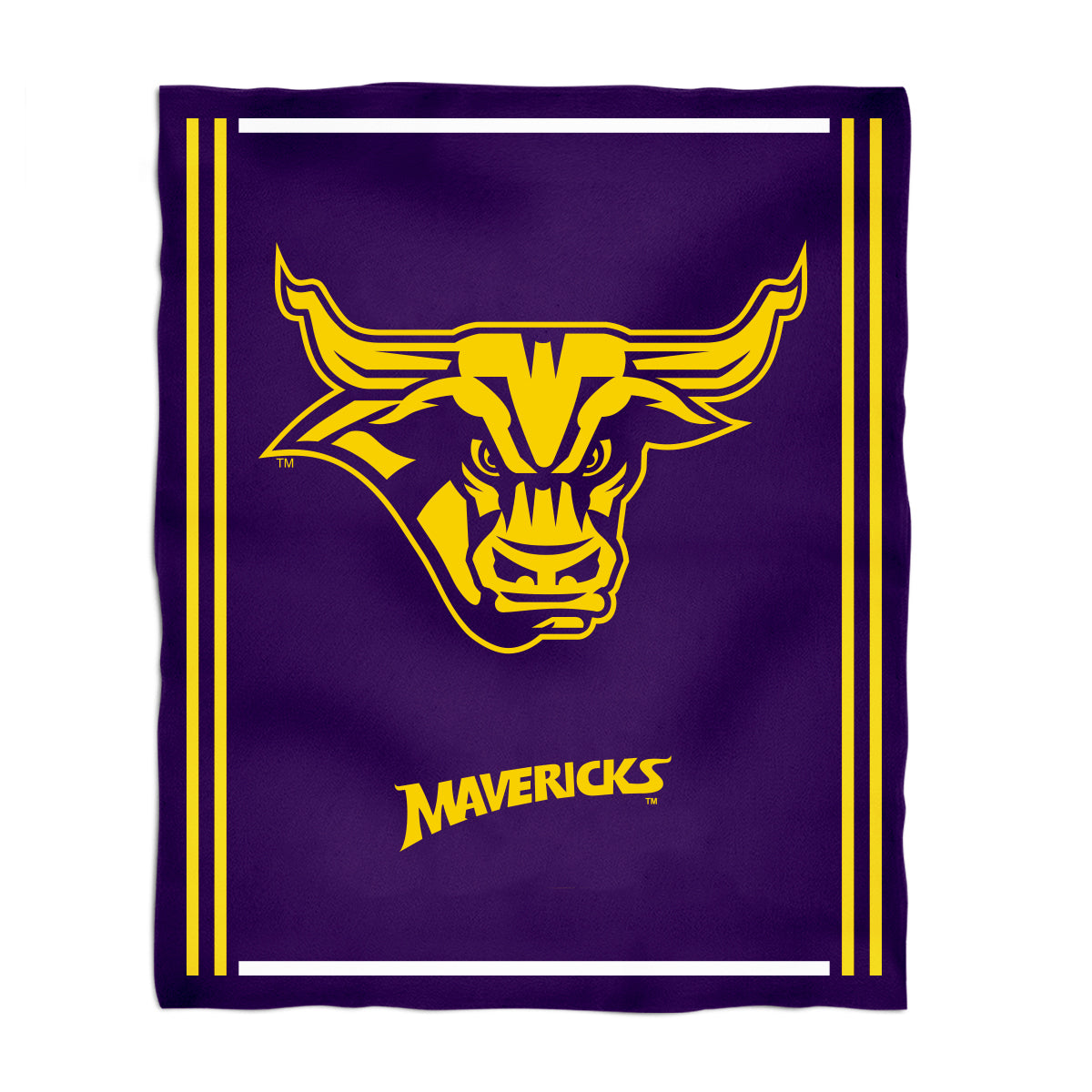 Alcorn State University Braves Kids Game Day Purple Plush Soft Minky Blanket 36 x 48 Mascot by Vive La Fete