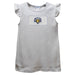 Morehead State University Eagles Smocked White Knit Angel Wing Sleeves Girls Tshirt