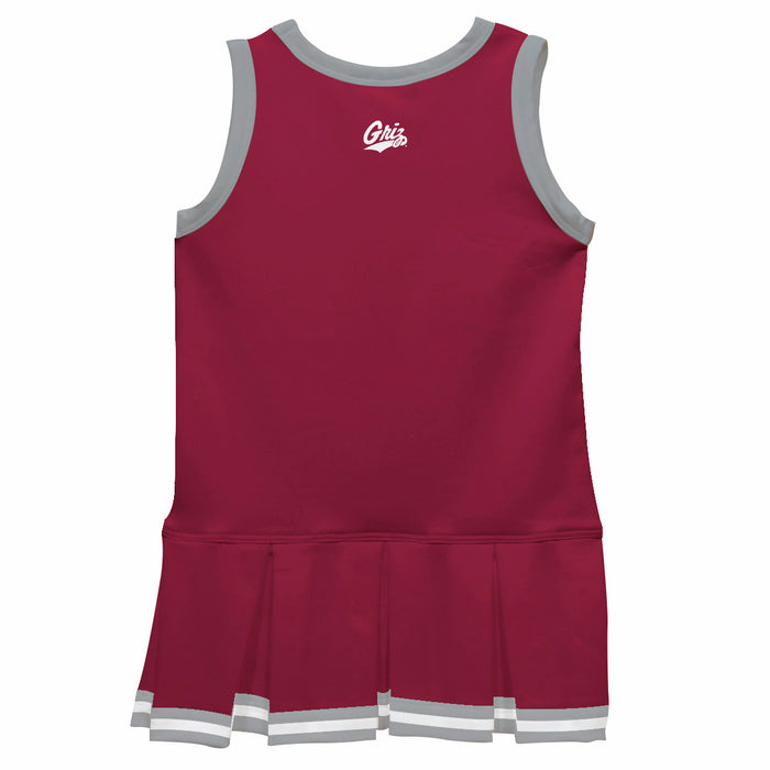 University of Montana Grizzlies Vive La Fete Game Day Maroon Sleeveless Cheerleader Dress - Vive La Fête - Online Apparel Store