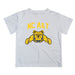North Carolina A&T Aggies Vive La Fete Boys Game Day V2 White Short Sleeve Tee Shirt