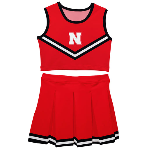 Nebraska Huskers Vive La Fete Game Day Red Sleeveless Cheerleader Set