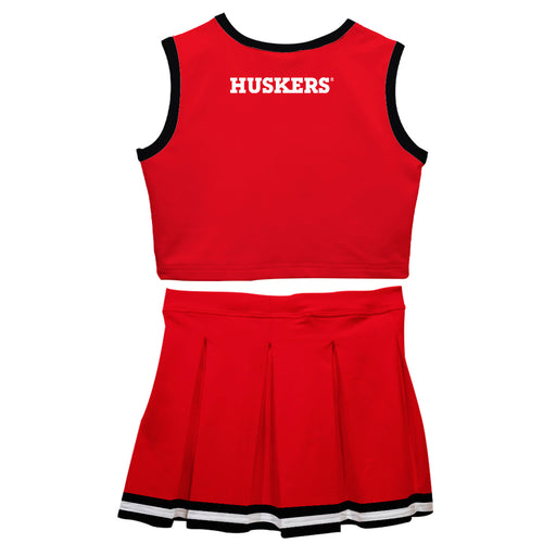 Nebraska Huskers Vive La Fete Game Day Red Sleeveless Cheerleader Set - Vive La Fête - Online Apparel Store