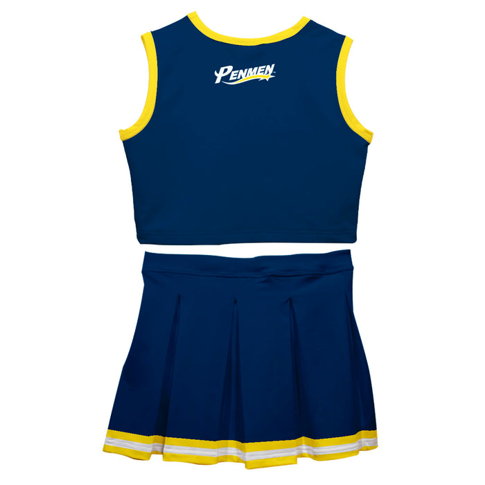 Southern New Hampshire University Penmen Vive La Fete Game Day Blue Sleeveless Chearleader Set - Vive La Fête - Online Apparel Store