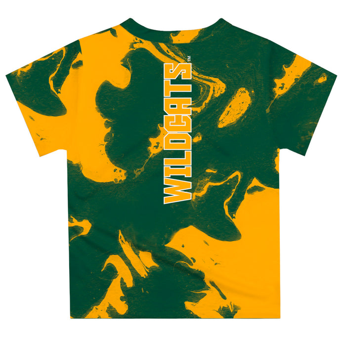 NMU Northern Michigan Wildcats Vive La Fete Marble Boys Game Day Green Short Sleeve Tee - Vive La Fête - Online Apparel Store