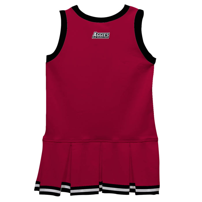 New Mexico State University Aggies Vive La Fete Game Day Crimson Sleeveless Youth Cheerleader Dress - Vive La Fête - Online Apparel Store