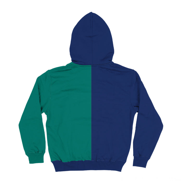 UNC Wilmington Seahawks UNCW Vive La Fete Color Block Womens Blue Teal Fleece Long Sleeve Hoodie V2 - Vive La Fête - Online Apparel Store