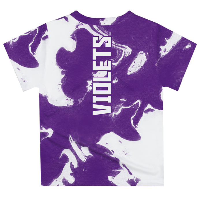 New York Violets Vive La Fete Marble Boys Game Day Purple Short Sleeve Tee - Vive La Fête - Online Apparel Store