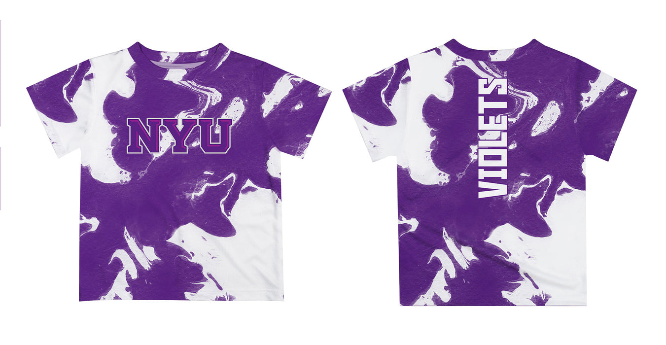 New York Violets Vive La Fete Marble Boys Game Day Purple Short Sleeve Tee - Vive La Fête - Online Apparel Store