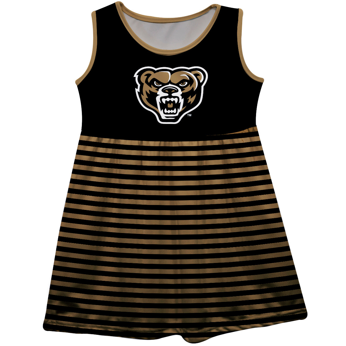 Oakland Golden Grizzlies Vive La Fete Girls Game Day Sleeveless Tank D — Vive La Fête Online 0950