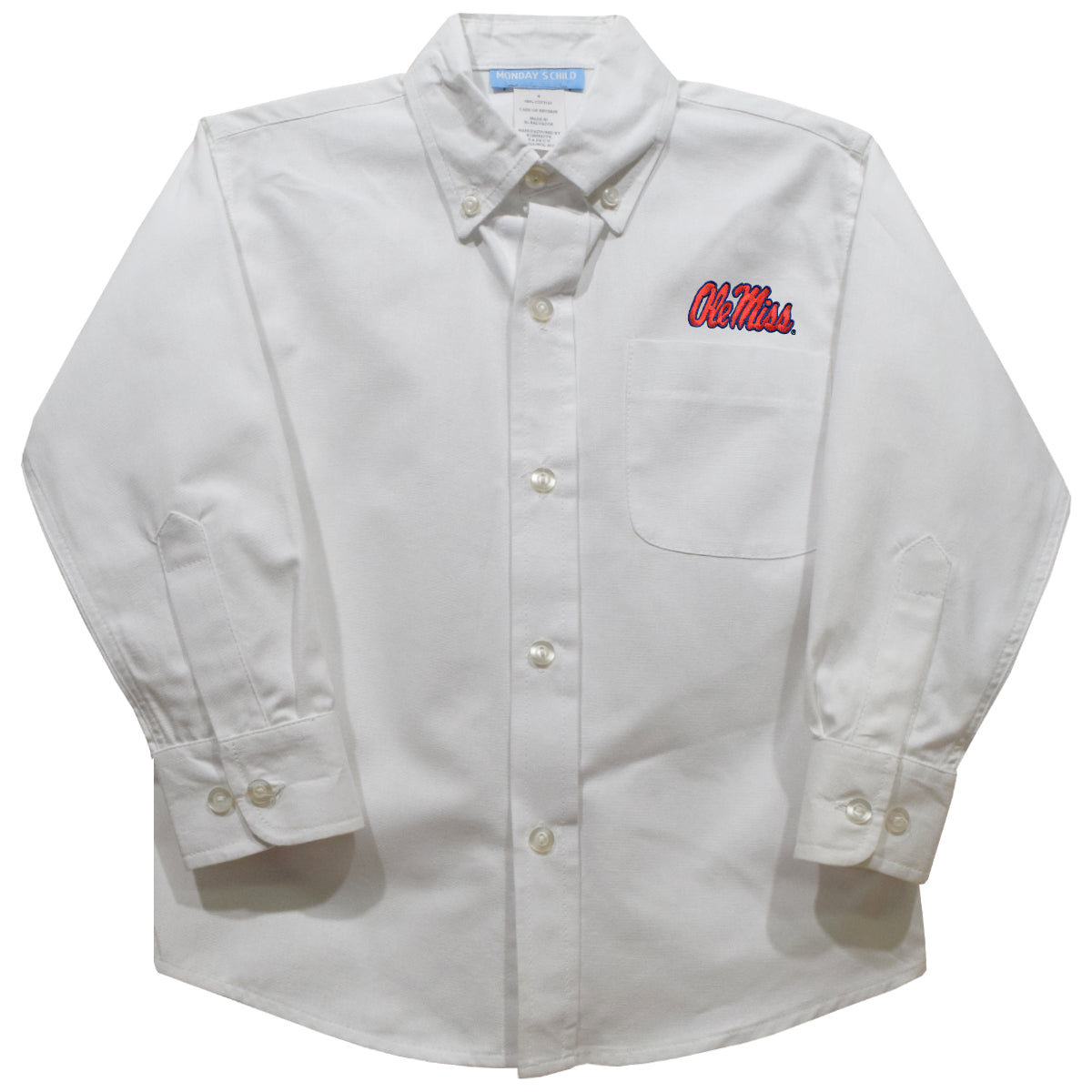 OLE MISS FULL BUTTON BASEBALL JERSEY