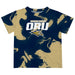 Oral Roberts University Golden Eagles Vive La Fete Marble Boys Game Day Navy Short Sleeve Tee