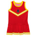 Pittsburgh State University Gorillas Vive La Fete Game Day Crimson Sleeveless Cheerleader Dress