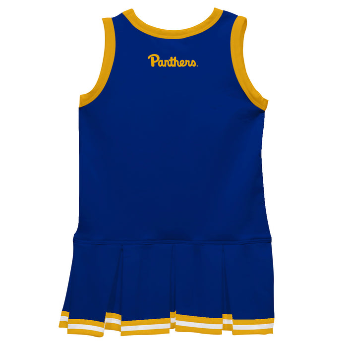 Pittsburgh Panthers UP Vive La Fete Game Day Blue Sleeveless Cheerleader Dress - Vive La Fête - Online Apparel Store