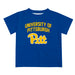 Pittsburgh Panthers UP Vive La Fete Boys Game Day V2 Blue Short Sleeve Tee Shirt