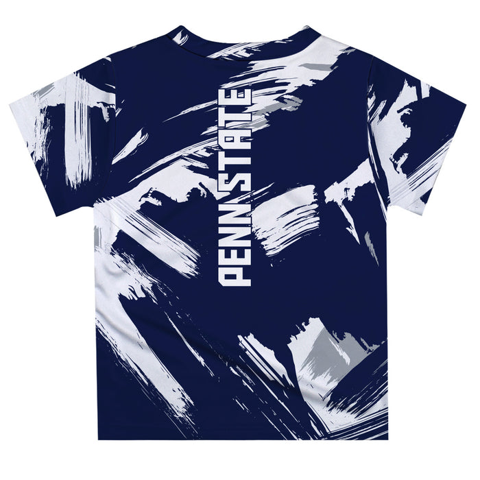 Penn State Nittany Lions Vive La Fete Boys Game Day Navy Short Sleeve Tee Paint Brush - Vive La Fête - Online Apparel Store