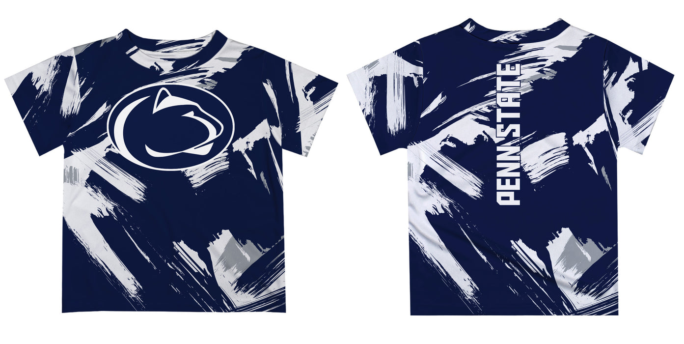 Penn State Nittany Lions Vive La Fete Boys Game Day Navy Short Sleeve Tee Paint Brush - Vive La Fête - Online Apparel Store