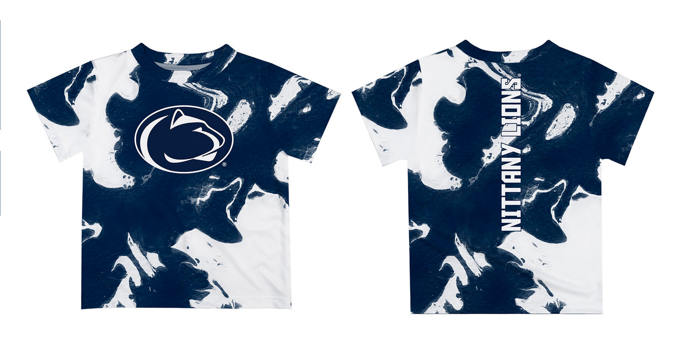 Penn State Nittany Lions Vive La Fete Marble Boys Game Day Navy Short Sleeve Tee - Vive La Fête - Online Apparel Store