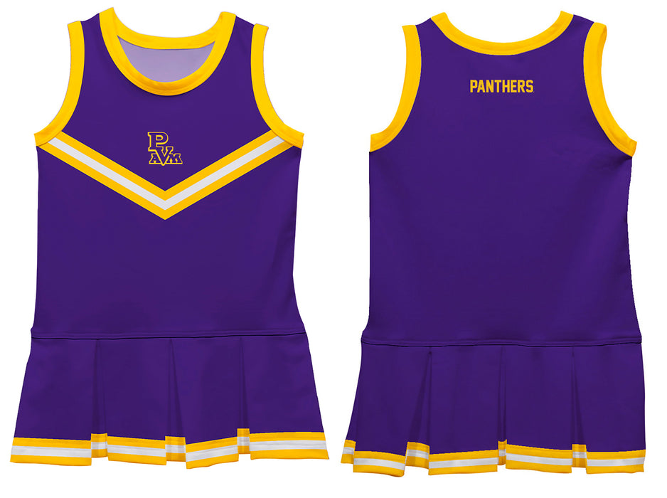 Prairie View A&M Panthers PVAMU Vive La Fete Game Day Purple Sleeveless Youth Cheerleader Dress - Vive La Fête - Online Apparel Store