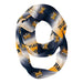 Quinnipiac Bobcats Vive La Fete All Over Logo Game Day Collegiate Women Ultra Soft Knit Infinity Scarf