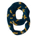 Quinnipiac Bobcats Vive La Fete Repeat Logo Game Day Collegiate Women Light Weight Ultra Soft Infinity Scarf