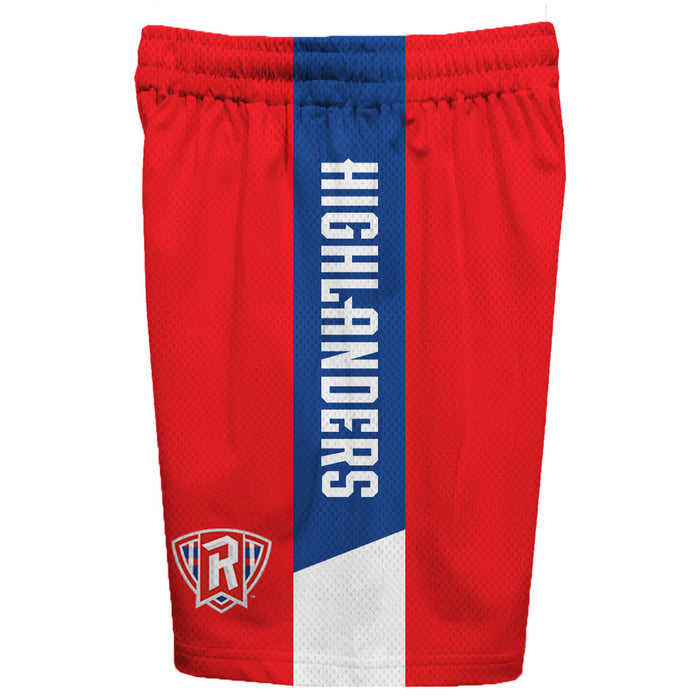 Radford Highlanders Vive La Fete Game Day Red Stripes Boys Solid Blue Athletic Mesh Short - Vive La Fête - Online Apparel Store