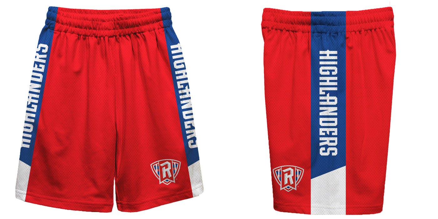 Radford Highlanders Vive La Fete Game Day Red Stripes Boys Solid Blue Athletic Mesh Short - Vive La Fête - Online Apparel Store