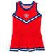 Radford Highlanders Vive La Fete Game Day Red Sleeveless Cheerleader Dress