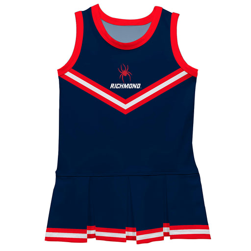 Richmond Spiders Vive La Fete Game Day Blue Sleeveless Cheerleader Dress