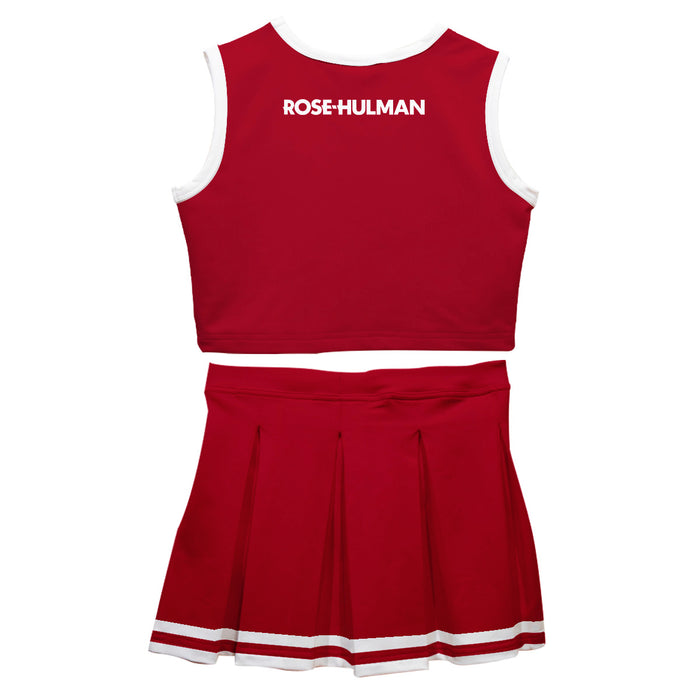 Rose Hulman Fightin' Engineers Vive La Fete Game Day Maroon Sleeveless Cheerleader Set - Vive La Fête - Online Apparel Store