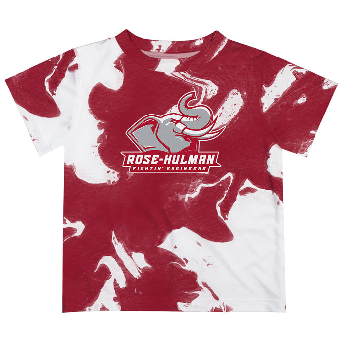 Rose Hulman Fightin' Engineers Vive La Fete Marble Boys Game Day Maroon Short Sleeve Tee