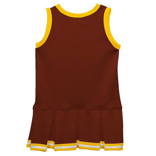 Rowan Profs Vive La Fete Game Day Brown Sleeveless Youth Cheerleader Dress - Vive La Fête - Online Apparel Store