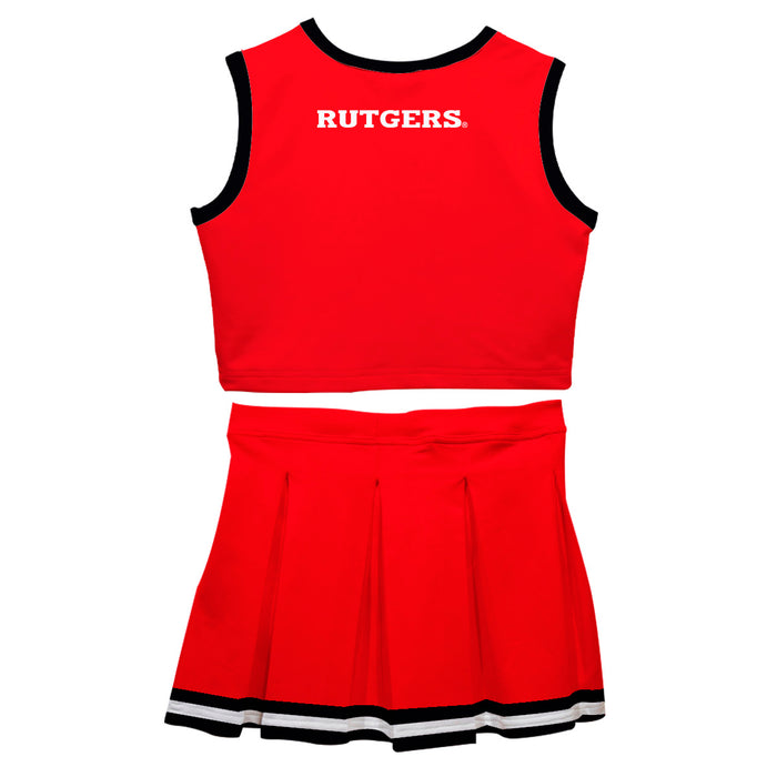 Rutgers State University Scarlet Knights Vive La Fete Game Day Red Sleeveless Chearleader Set - Vive La Fête - Online Apparel Store